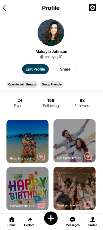 High fidelity wireframe 2
